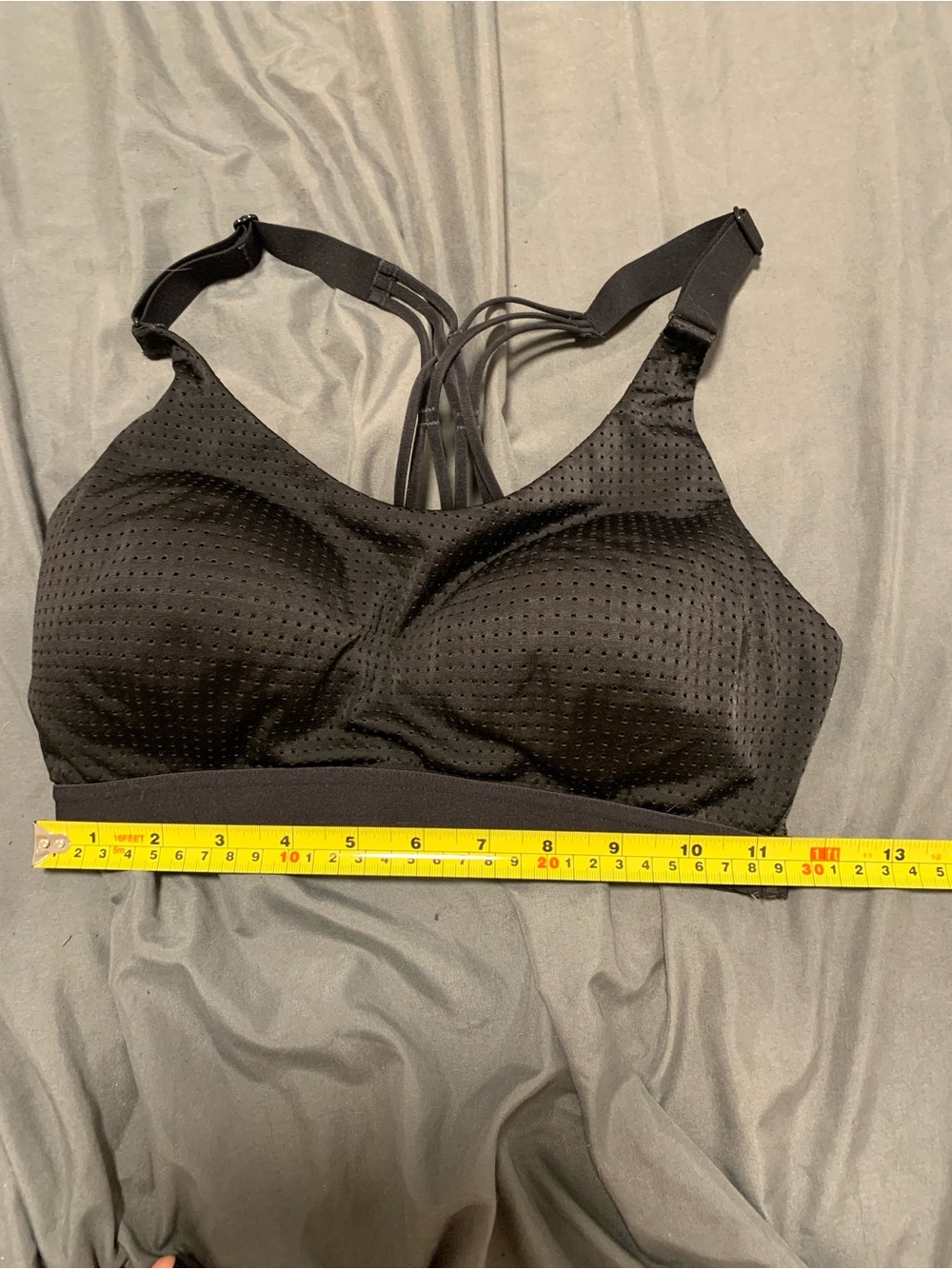 32D Victoria’s Secret Black Strappy Sports Bra